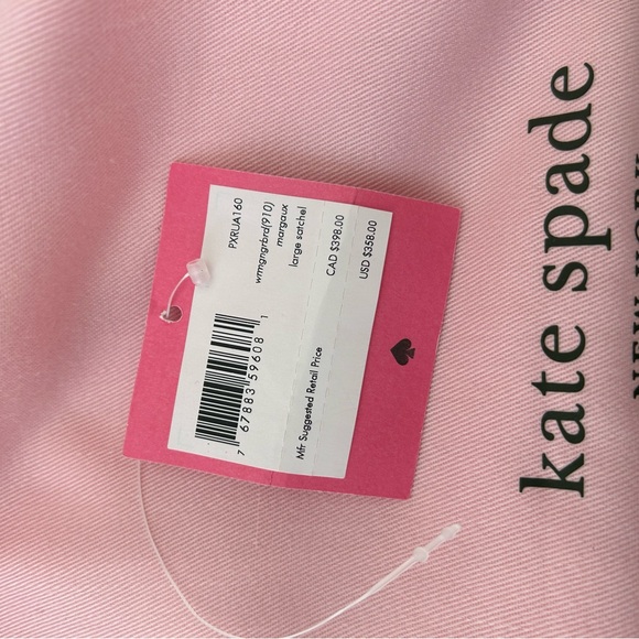 Kate Spade New York "Margaux" Large Leather Convertible Satchel - Picture 6 of 6